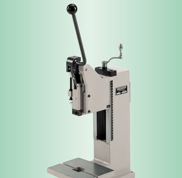 Hand-Kniehebelpresse Typ 8/12 kN HKPV